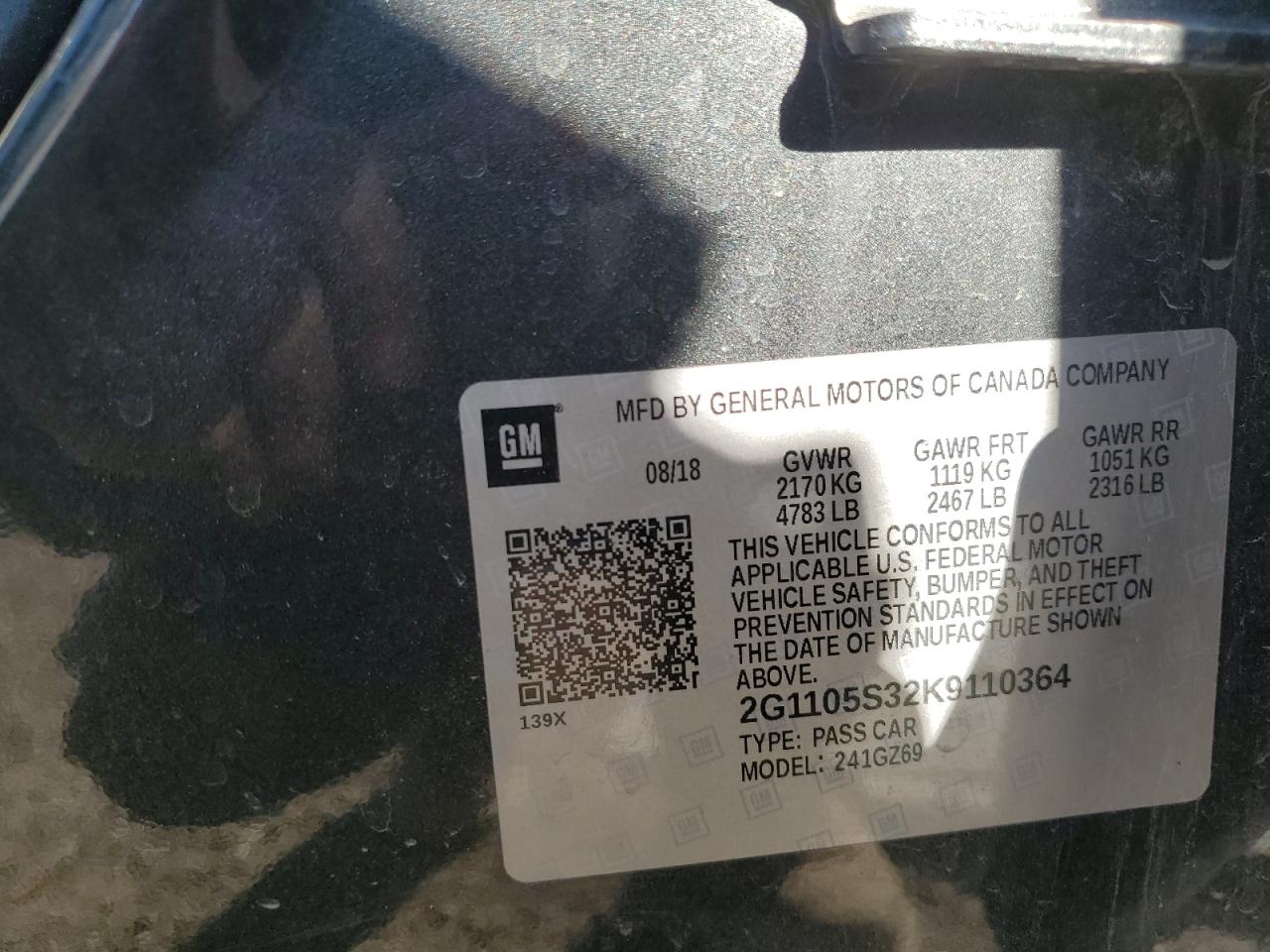 2019 Chevrolet Impala - Image 12