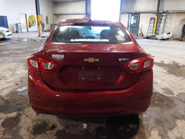  CHEVROLET CRUZE 2017 Czerwony