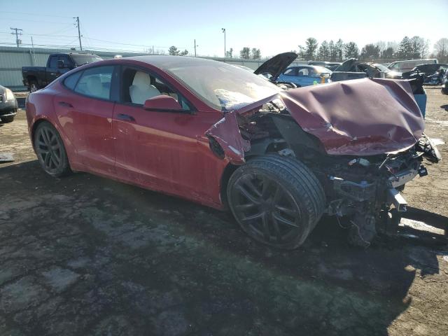  TESLA MODEL S 2021 Красный