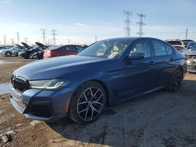  BMW 5 SERIES 2021 Blue