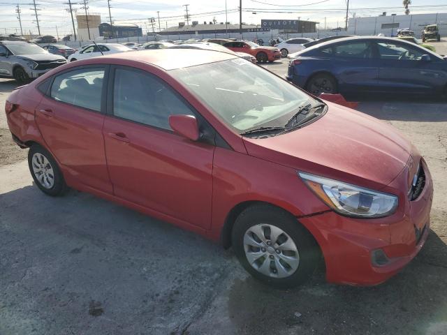  HYUNDAI ACCENT 2016 Czerwony