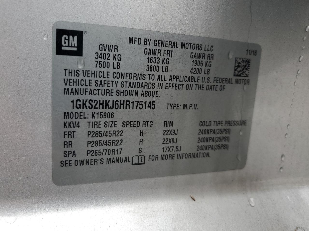 2017 GMC Yukon - Image 15