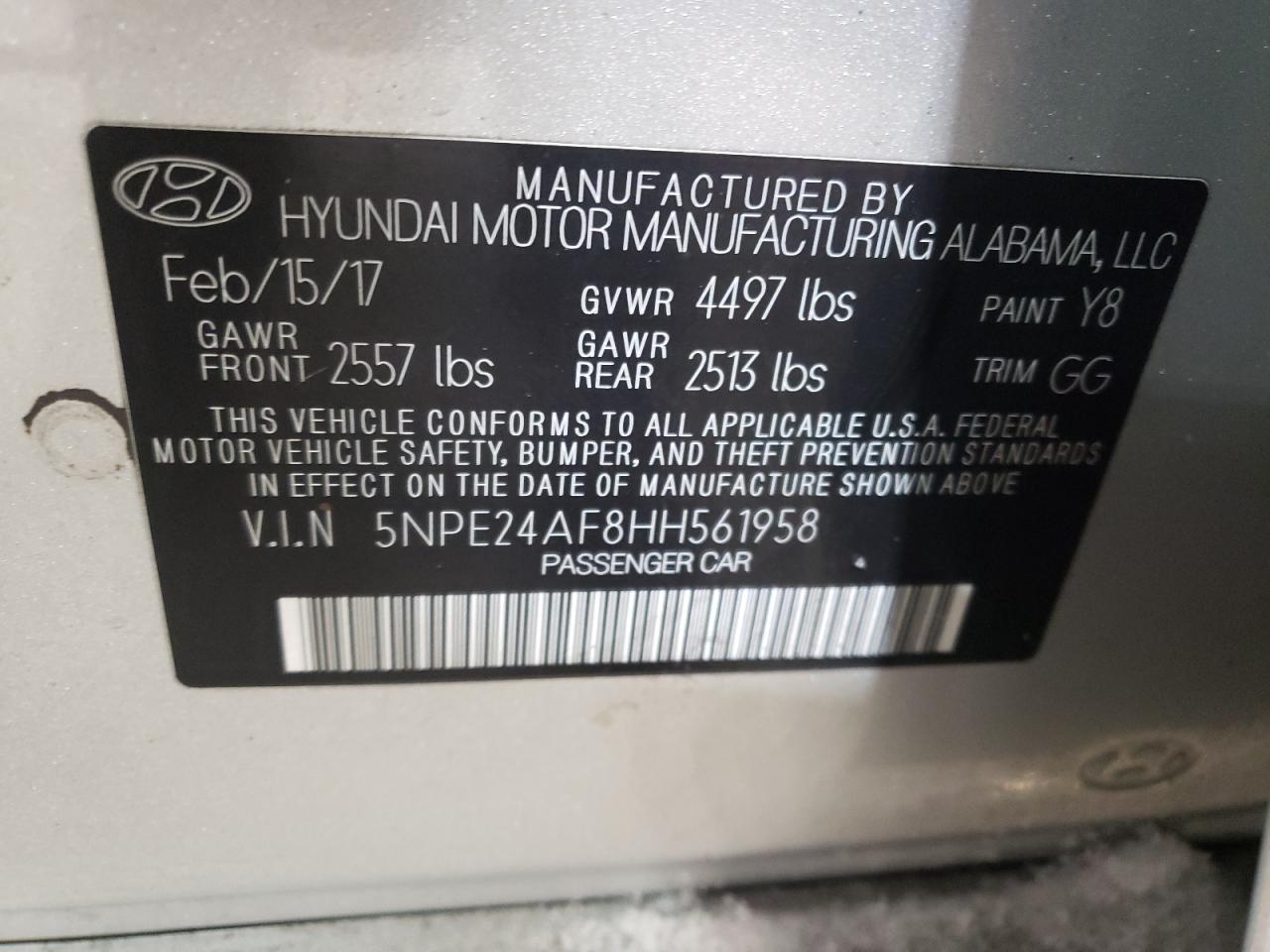 2017 Hyundai Sonata - Image 12