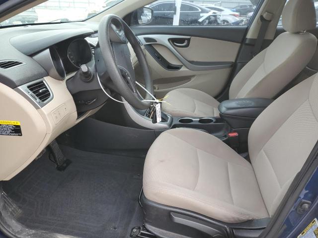  HYUNDAI ELANTRA 2015 Granatowy