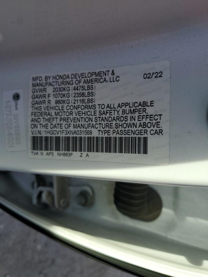 2022 Honda Accord - Image 13