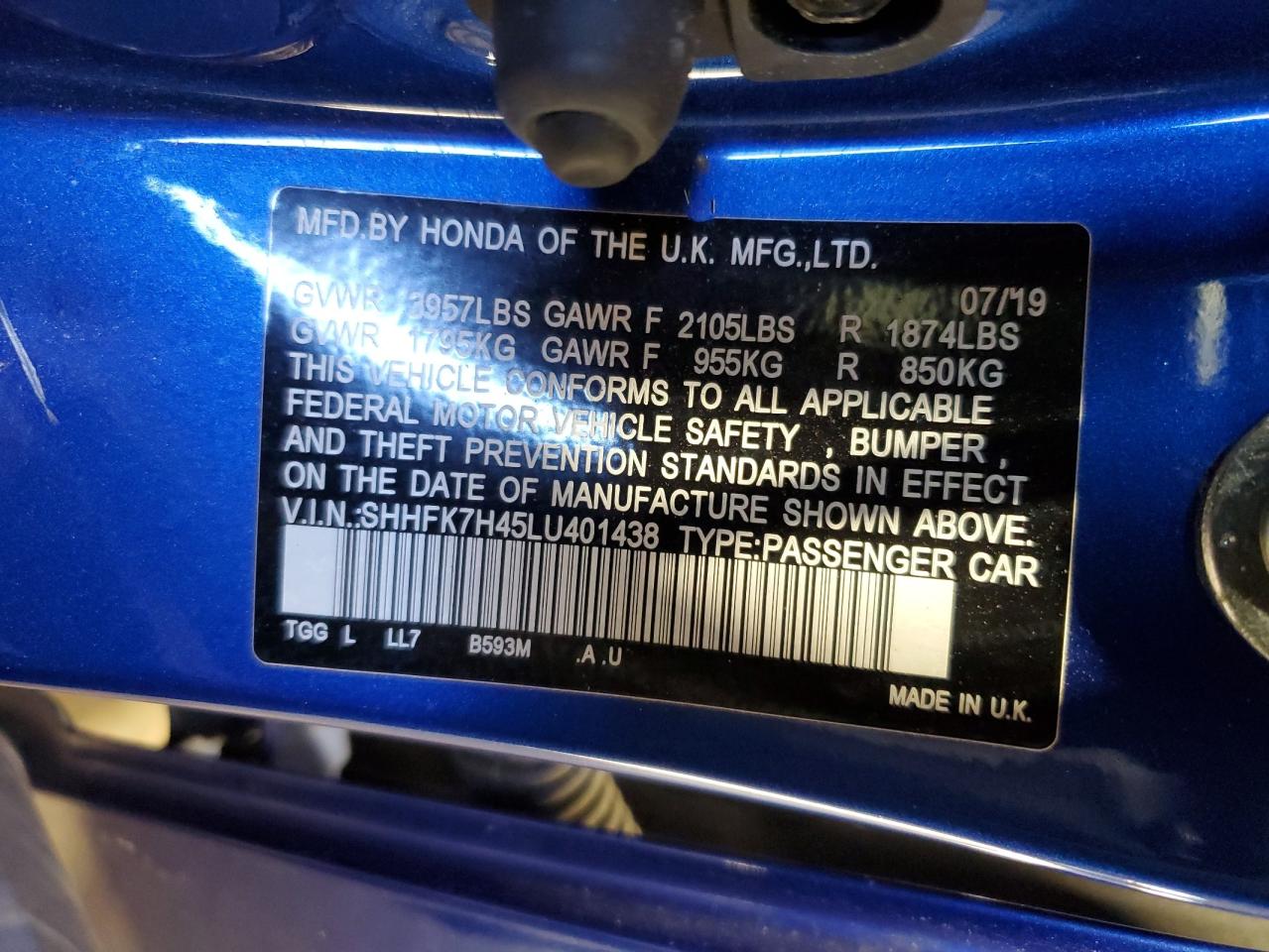 2020 Honda Civic - Image 12