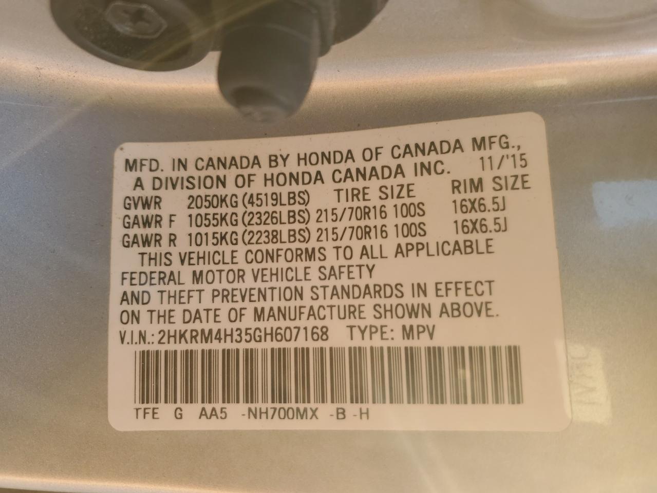 2016 Honda CR-V - Image 13