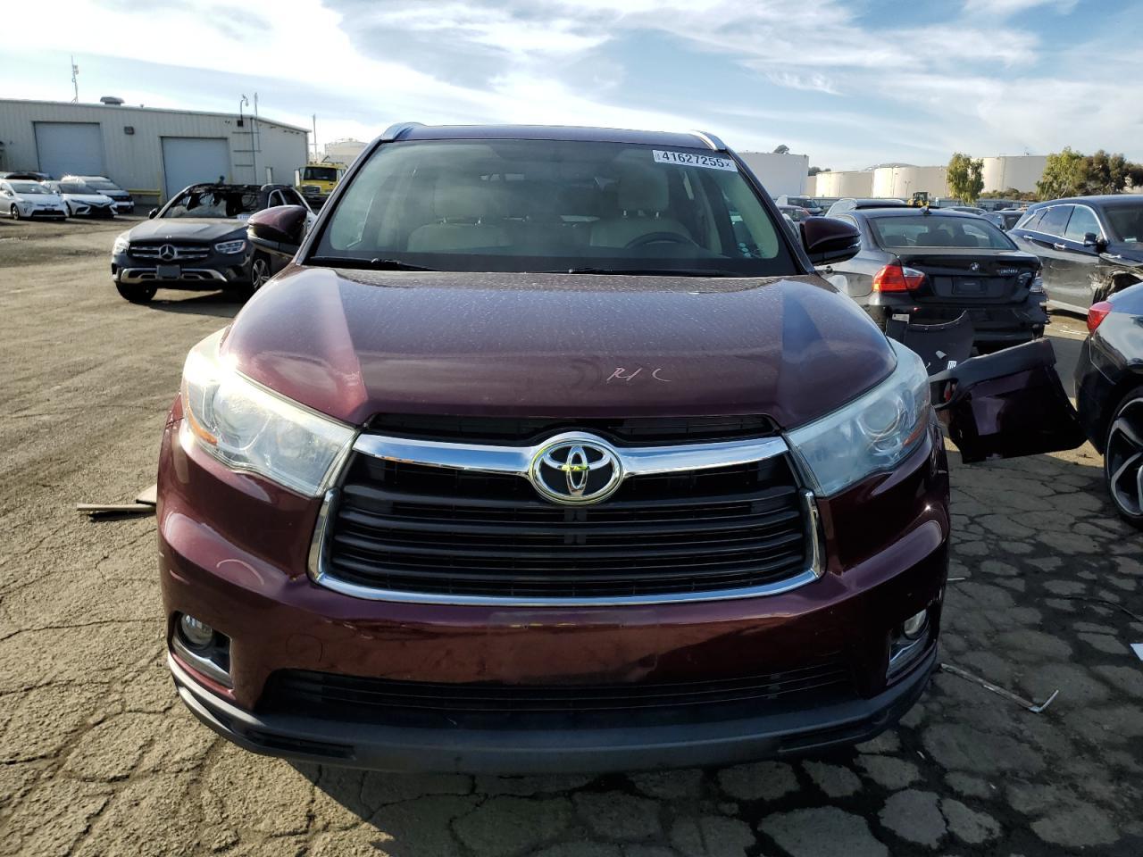 VIN 5TDDKRFH5FS116474 2015 TOYOTA HIGHLANDER no.5