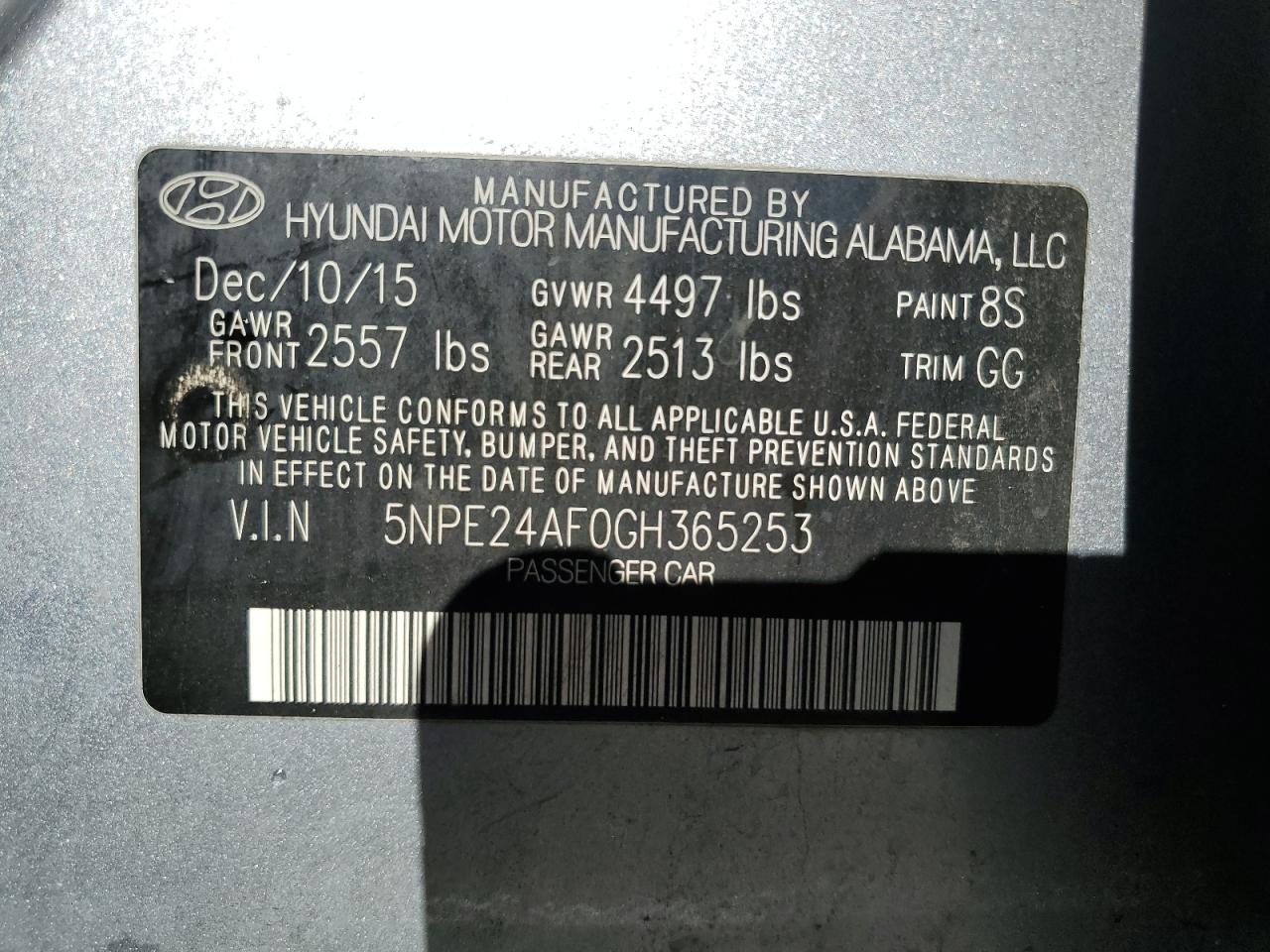 2016 Hyundai Sonata - Image 12