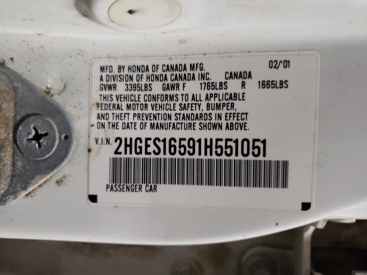 2001 Honda Civic - Image 12