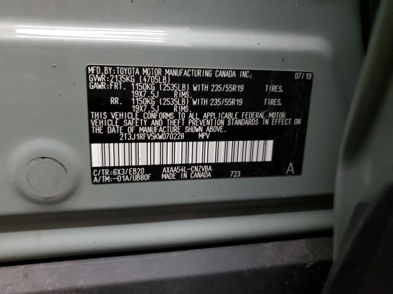 2019 Toyota RAV 4 - Image 16