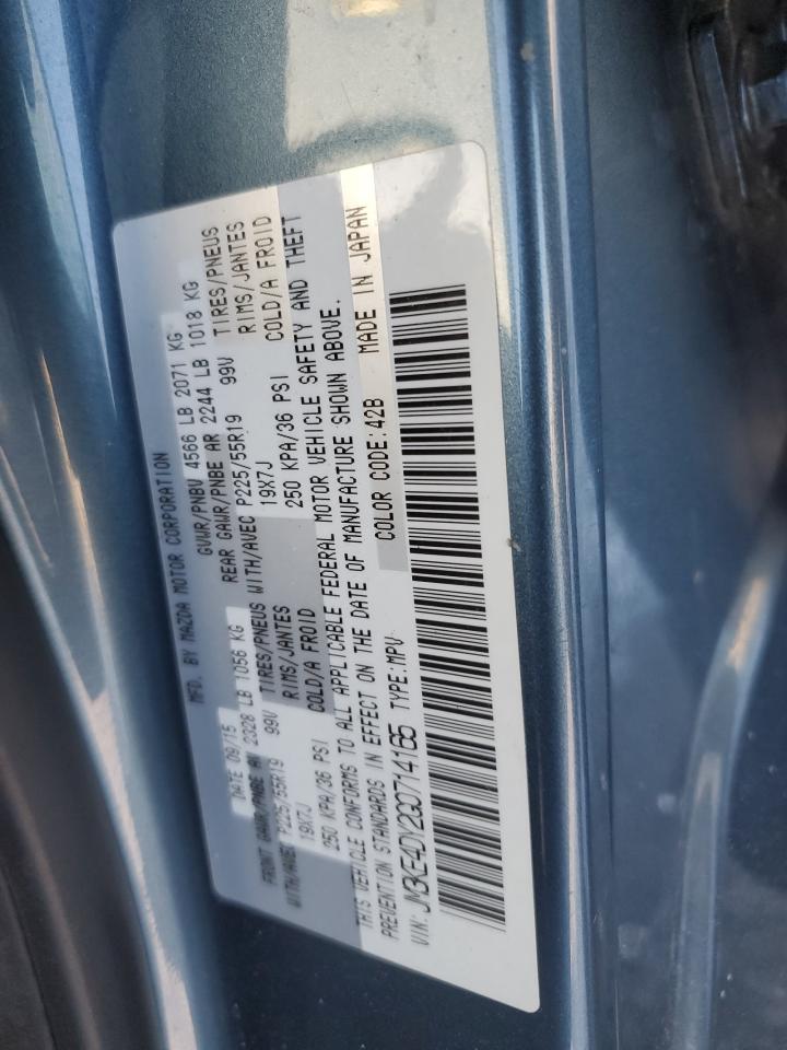 2016 Mazda Cx-5 Gt VIN: JM3KE4DY2G0714165 Lot: 88251705