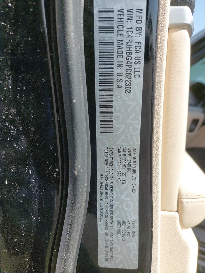 1C4RJHBG4PC622302 - 2023 JEEP GRAND CHER - #42079175
