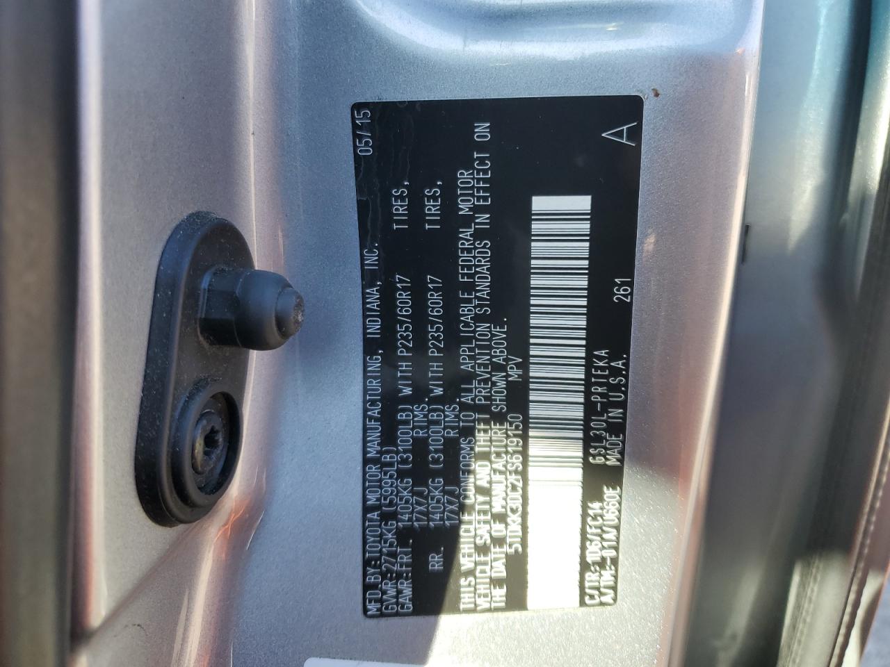 2015 Toyota Sienna - Image 13