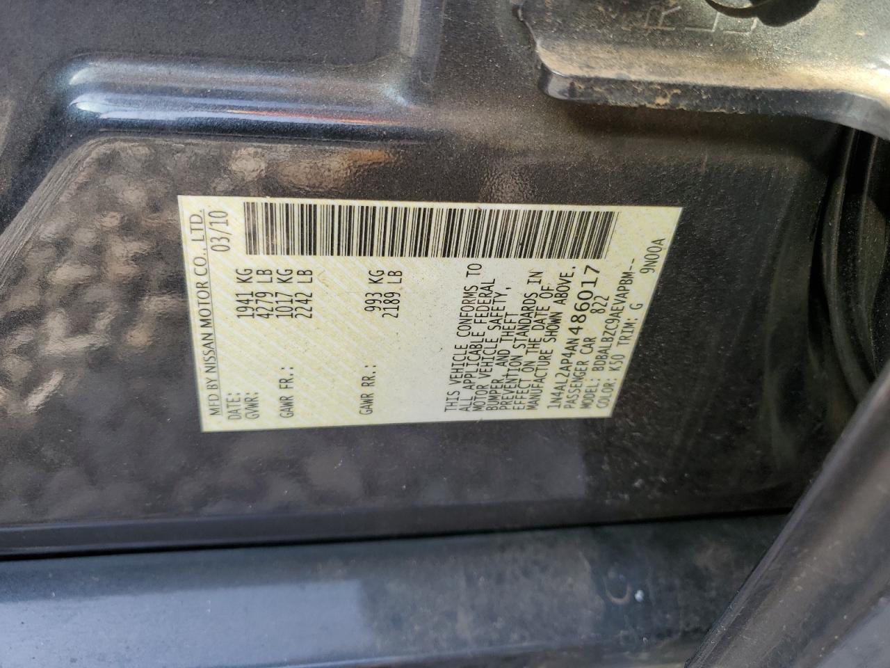 2010 Nissan Altima - Image 12
