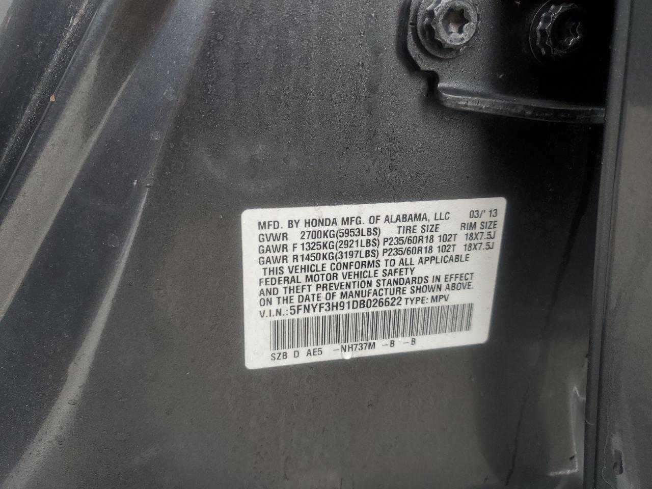 2013 Honda Pilot - Image 14