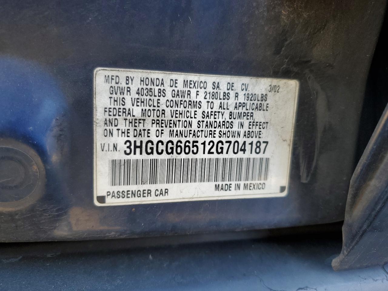 2002 Honda Accord - Image 13