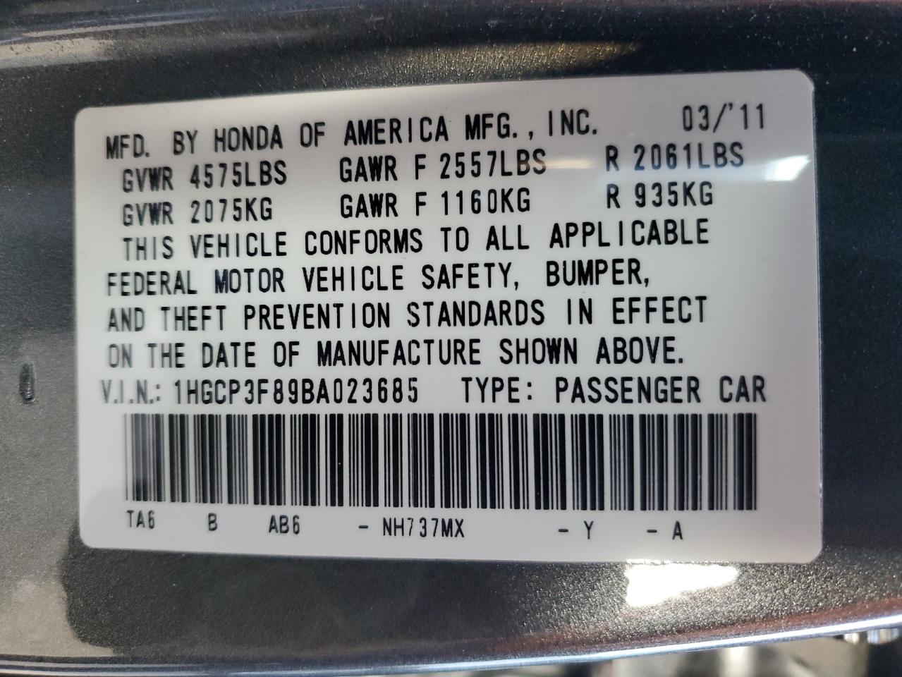 2011 Honda Accord - Image 12