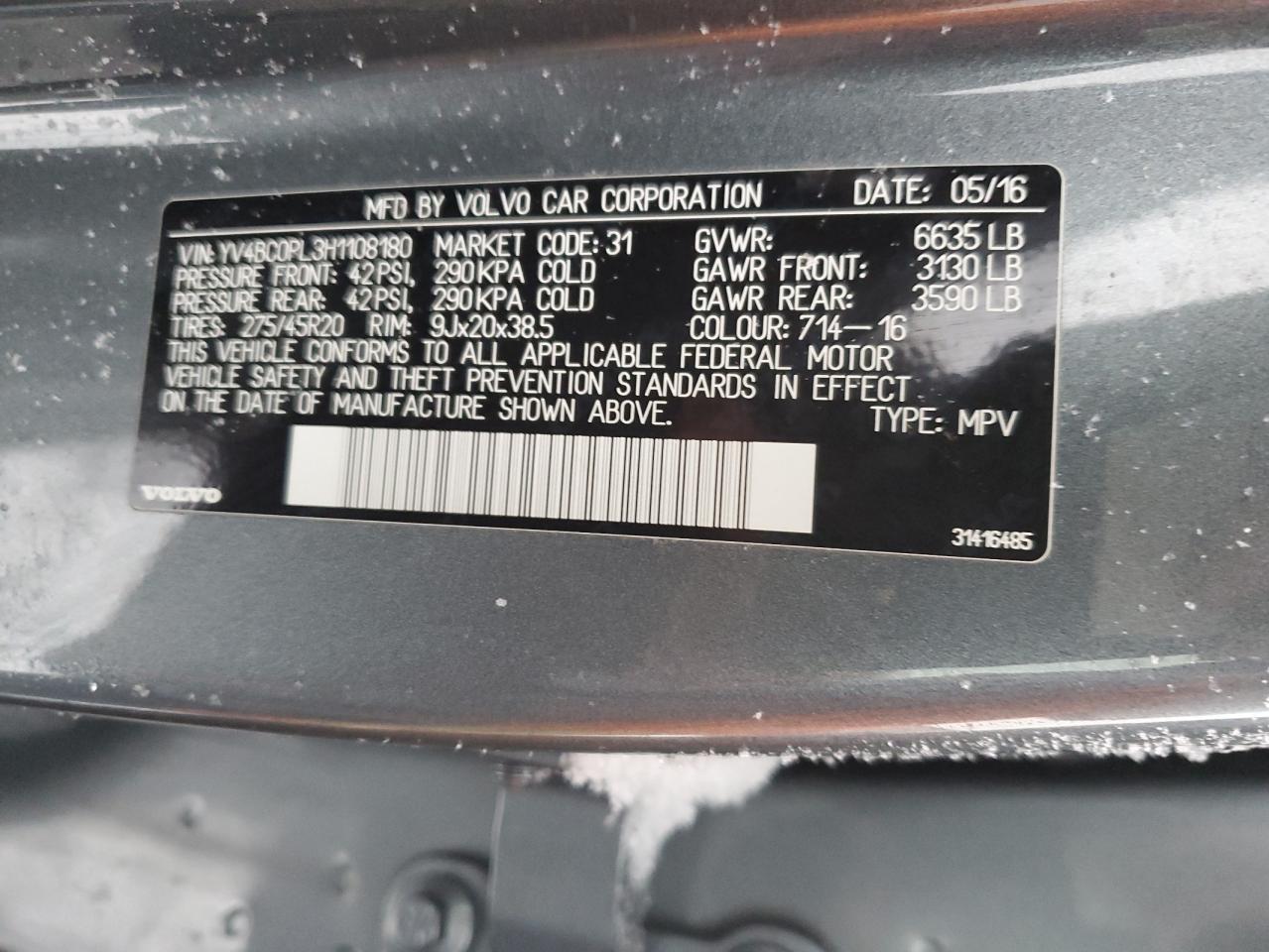 2017 Volvo XC90 - Image 14
