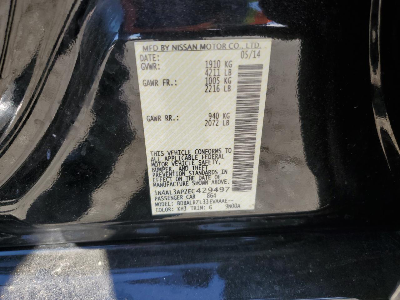 2014 Nissan Altima - Image 12