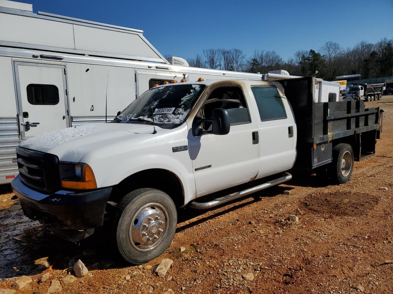2001 Ford F550 Super Duty en Venta en China Grove, NC - Burn - Interior