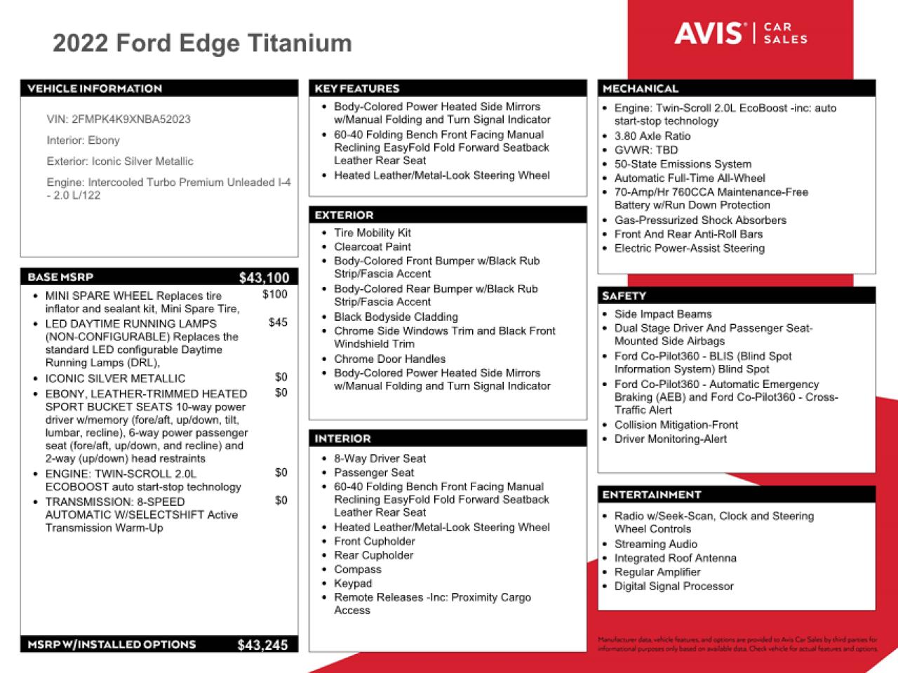 2022 Ford Edge - Image 12