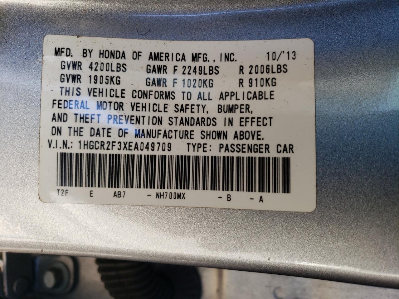 2014 Honda Accord - Image 12