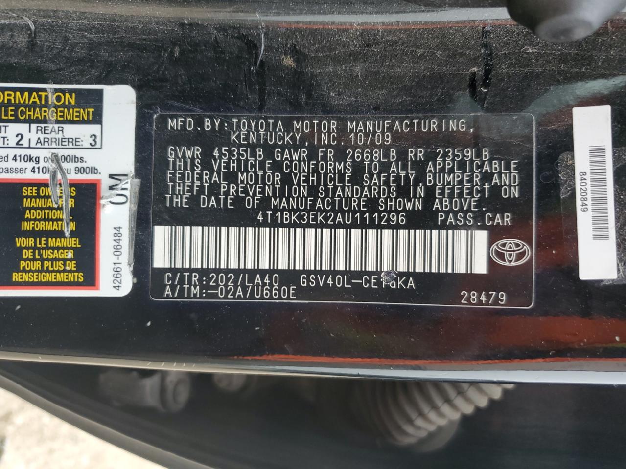 2010 Toyota Camry - Image 15