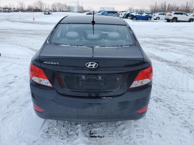  HYUNDAI ACCENT 2014 Чорний