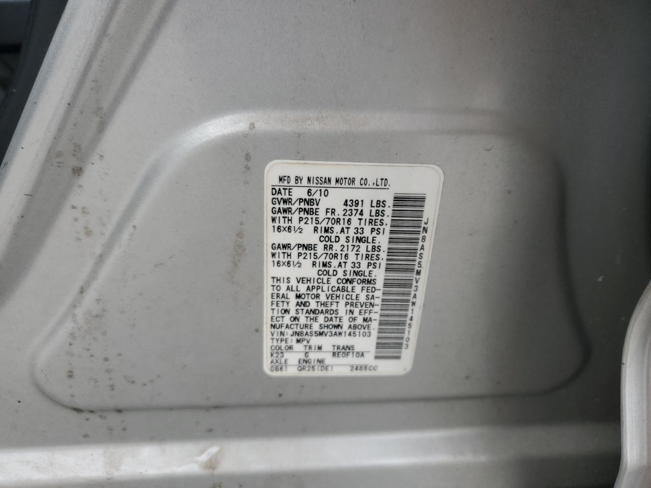 2010 Nissan Rogue - Image 14