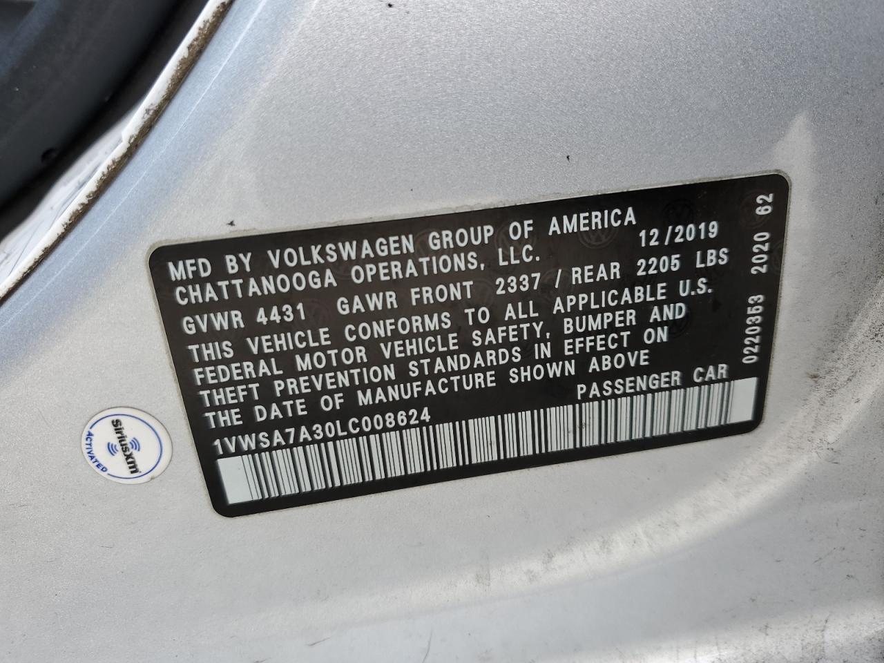 2020 Volkswagen Passat - Image 15