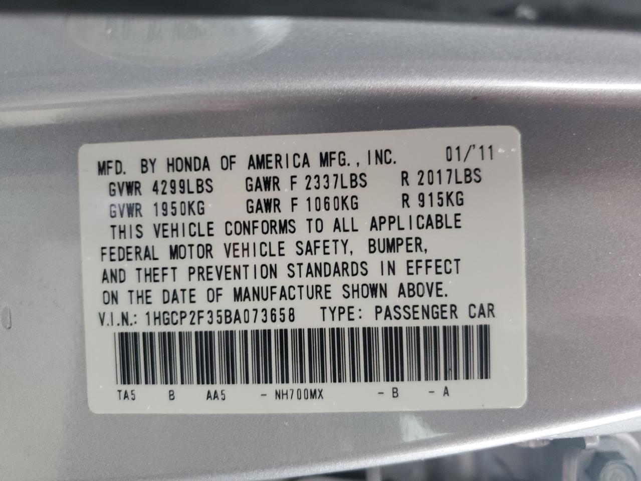 2011 Honda Accord - Image 12