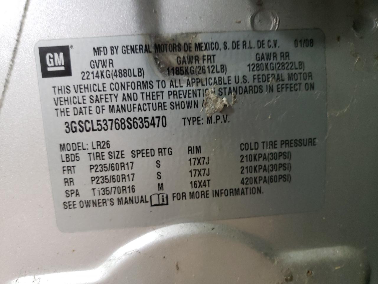 2008 Saturn VUE - Image 12