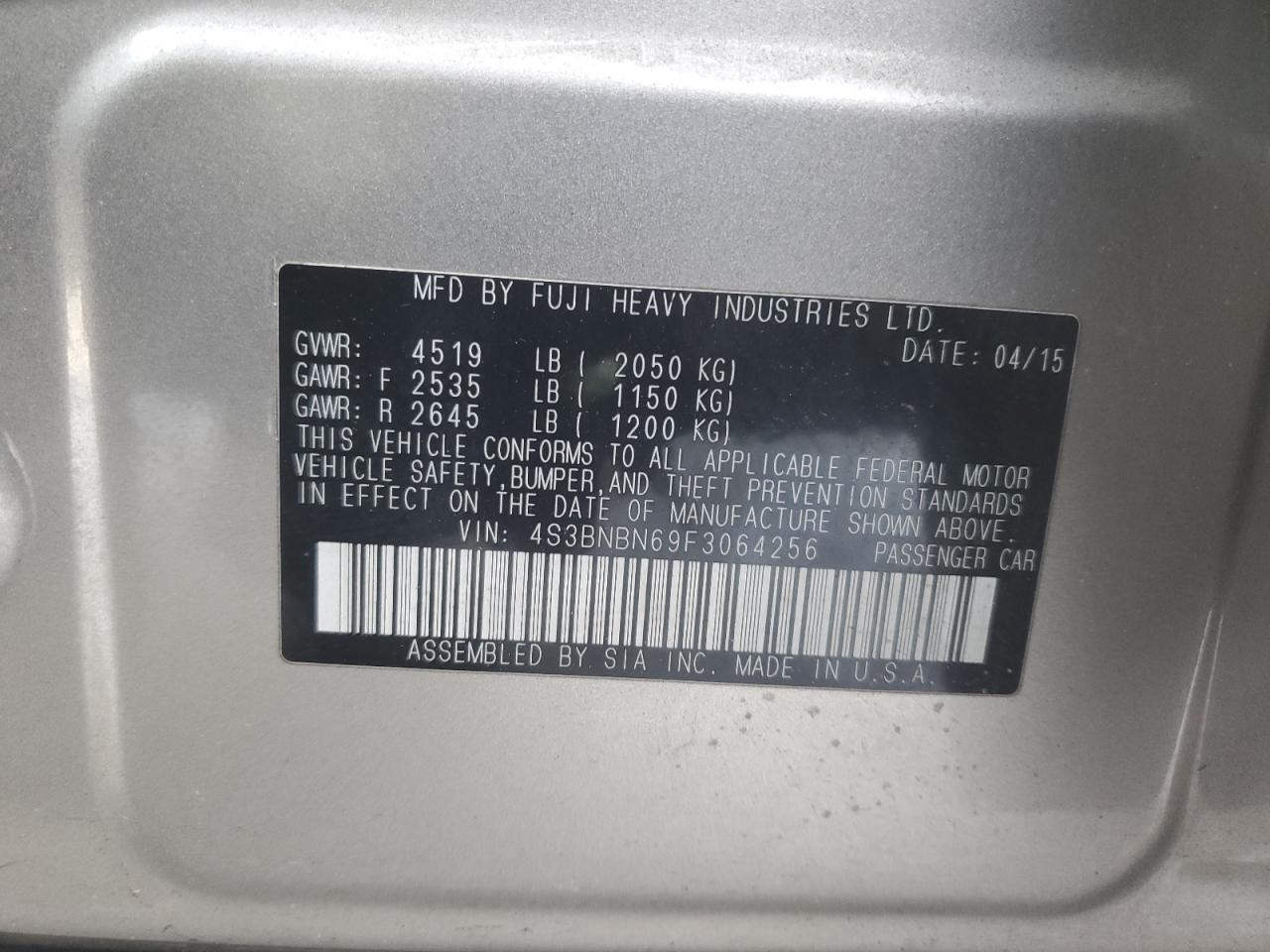2015 Subaru Legacy - Image 12
