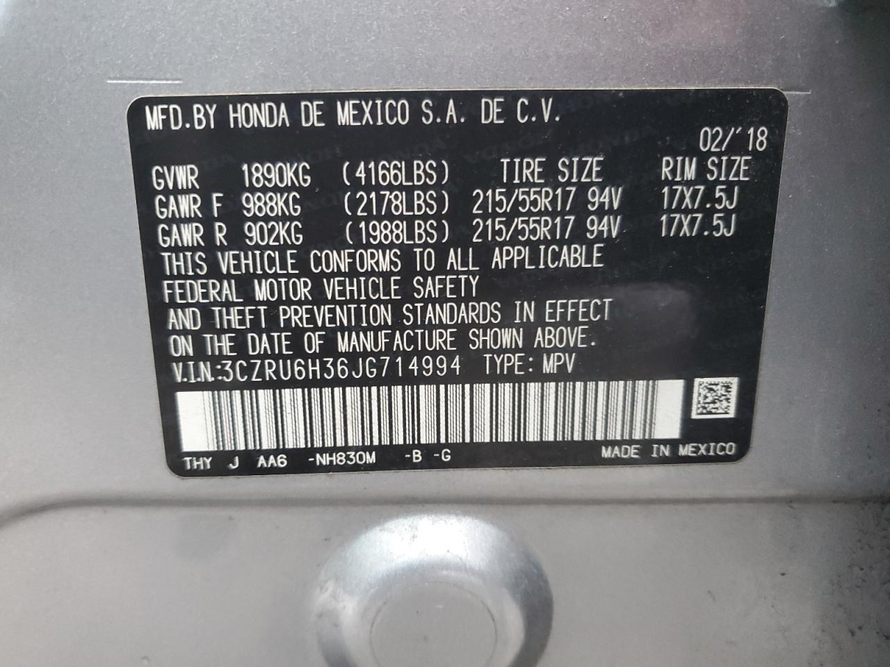 2018 Honda HR-V - Image 15