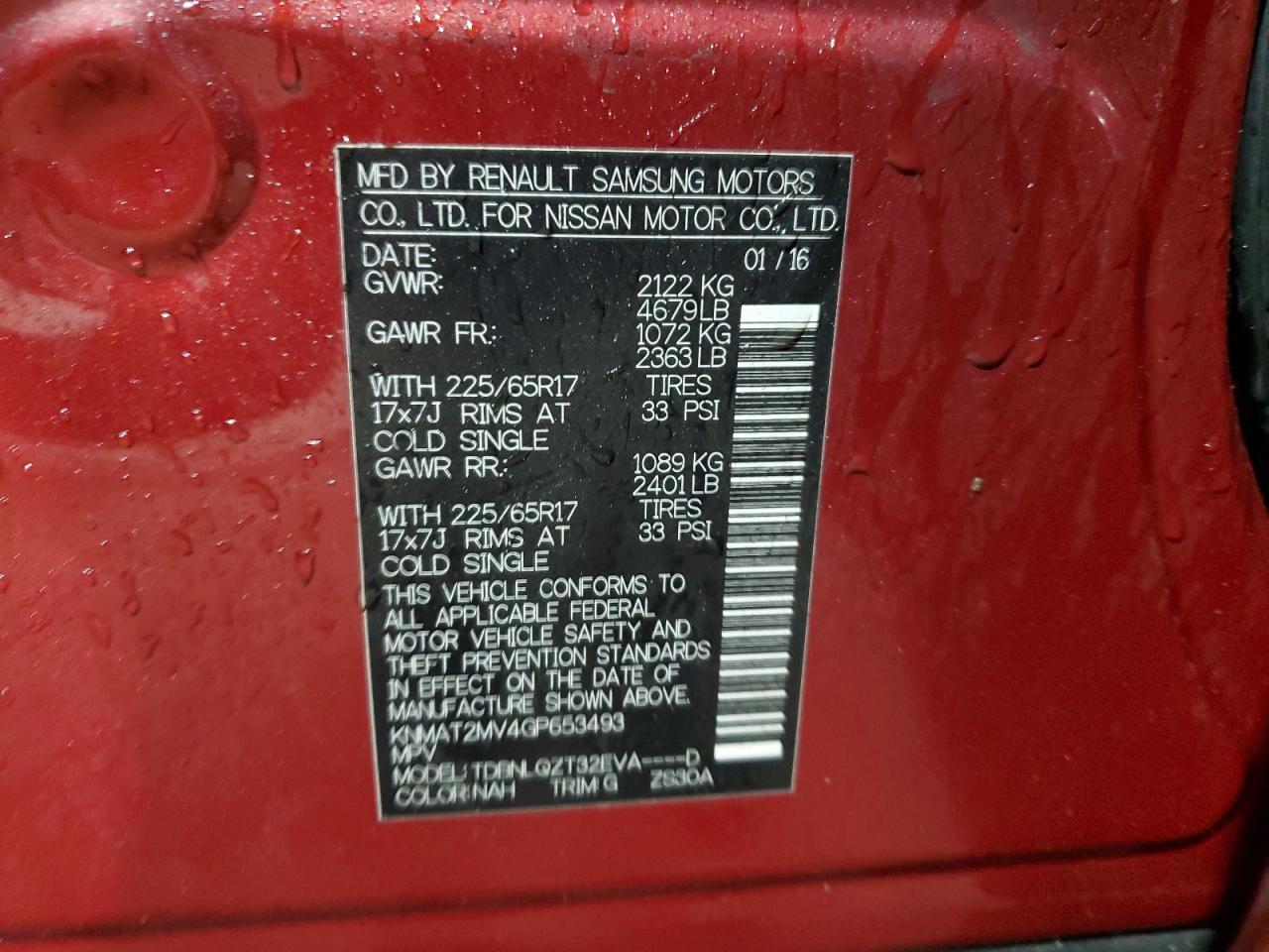 2016 Nissan Rogue - Image 12