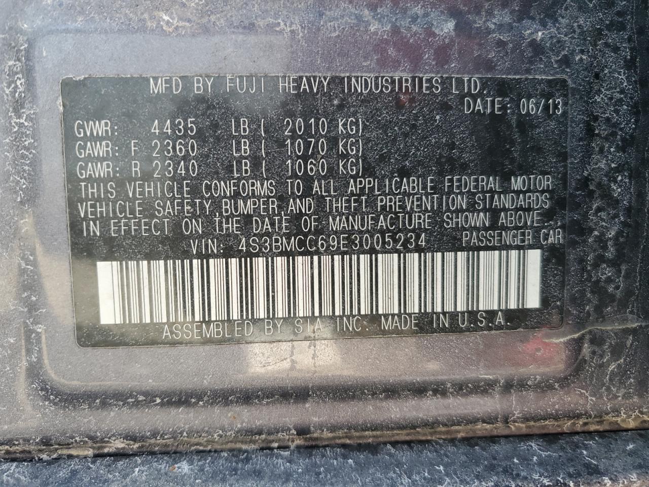 2014 Subaru Legacy - Image 13