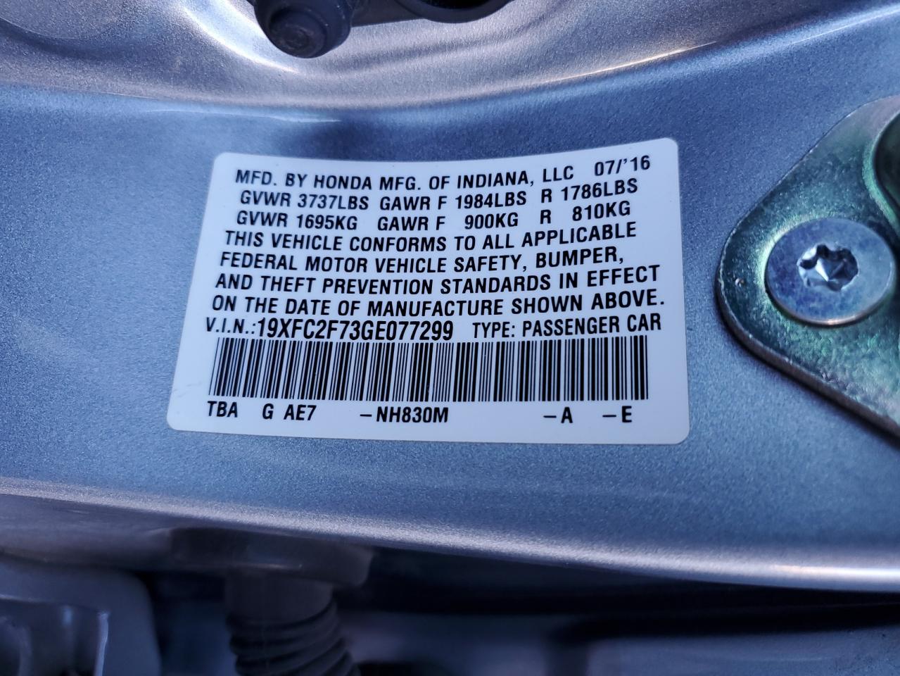 2016 Honda Civic - Image 12