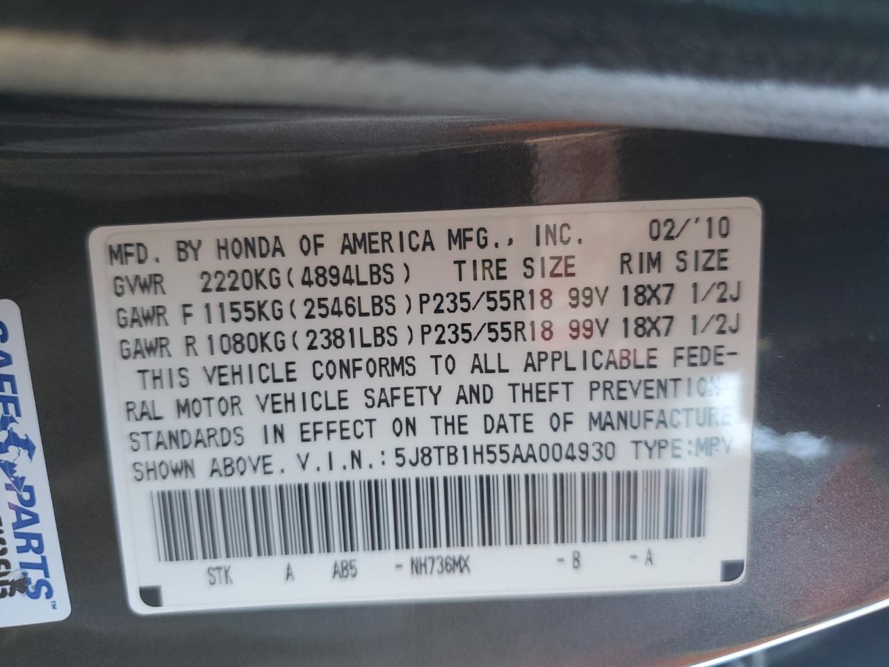 2010 Acura RDX - Image 16