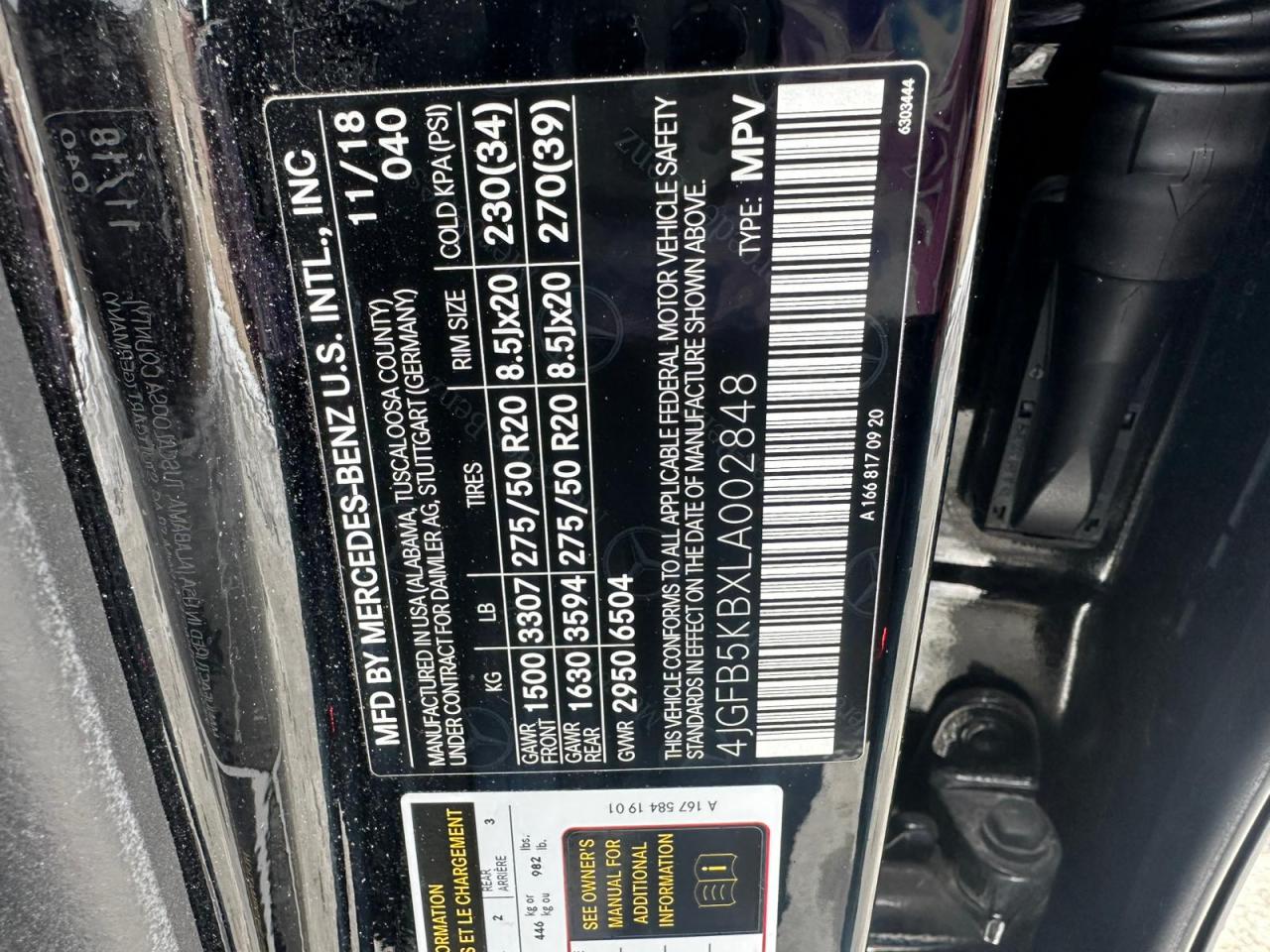 2020 Mercedes-Benz Gle 450 4Matic VIN: 4JGFB5KBXLA002848 Lot: 42320225