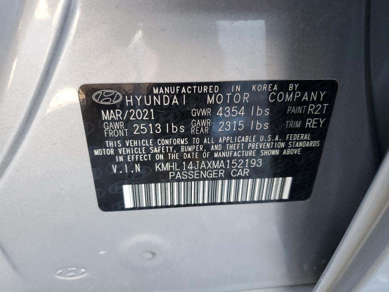 2021 Hyundai Sonata - Image 13