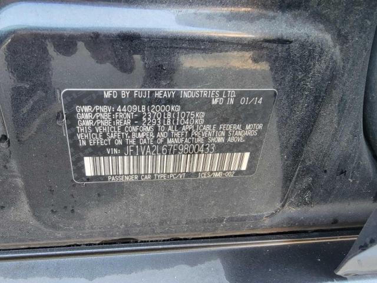 2015 Subaru WRX - Image 10