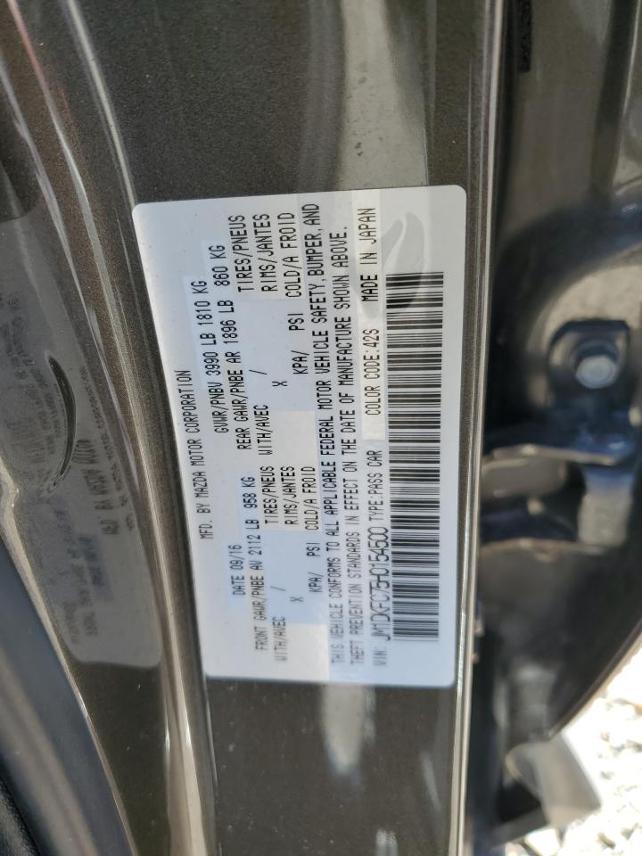 2017 Mazda Cx-3 Touring VIN: JM1DKFC75H0154500 Lot: 87509705