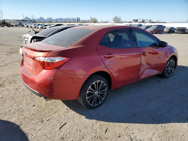  TOYOTA COROLLA 2015 Red