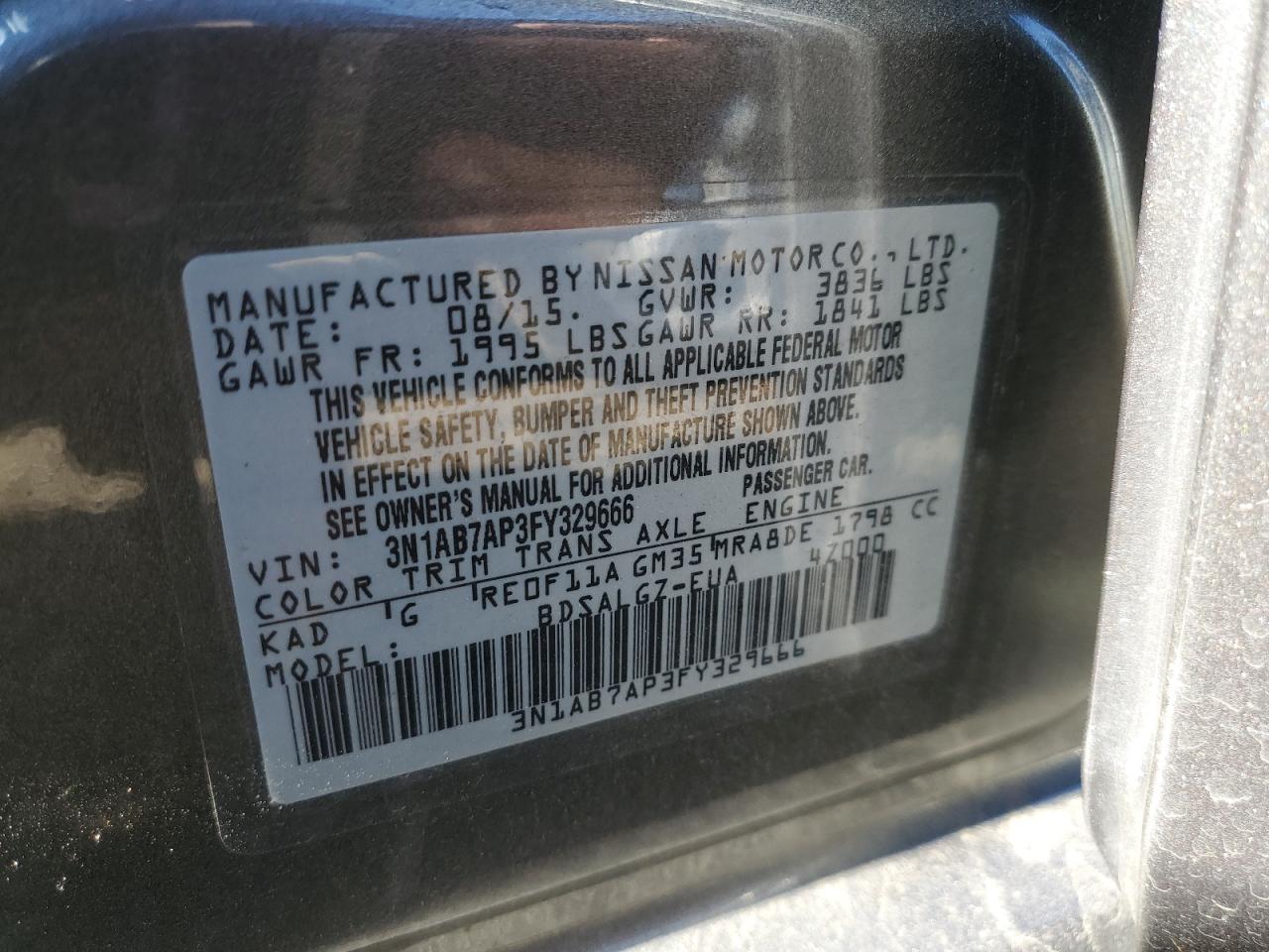 2015 Nissan Sentra - Image 12