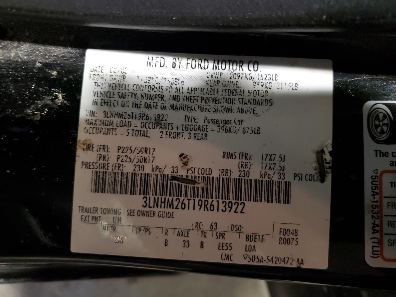 2009 Lincoln MKZ - Image 12