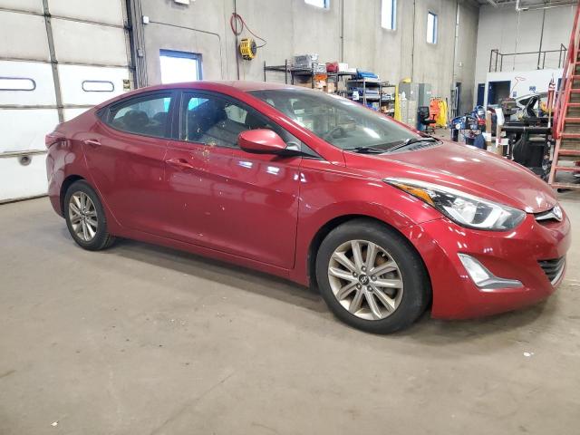  HYUNDAI ELANTRA 2014 Red