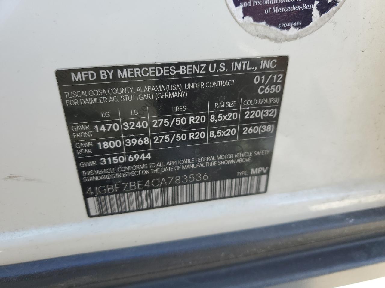 2012 Mercedes-Benz GL-klasse - Image 13