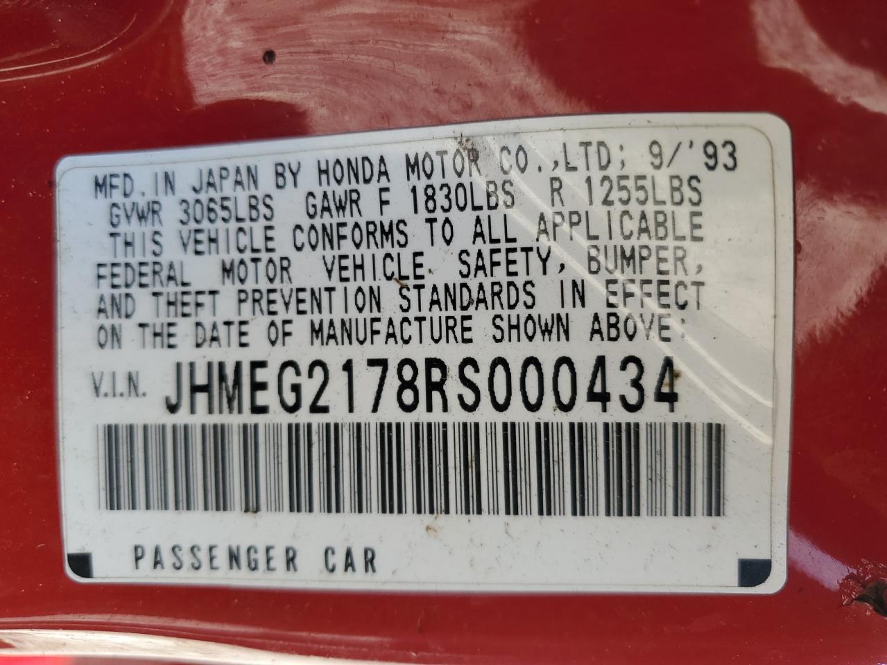 1994 Honda Civic - Image 12
