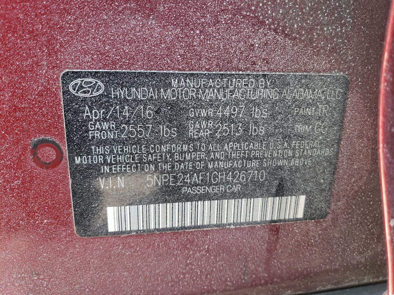 2016 Hyundai Sonata - Image 14